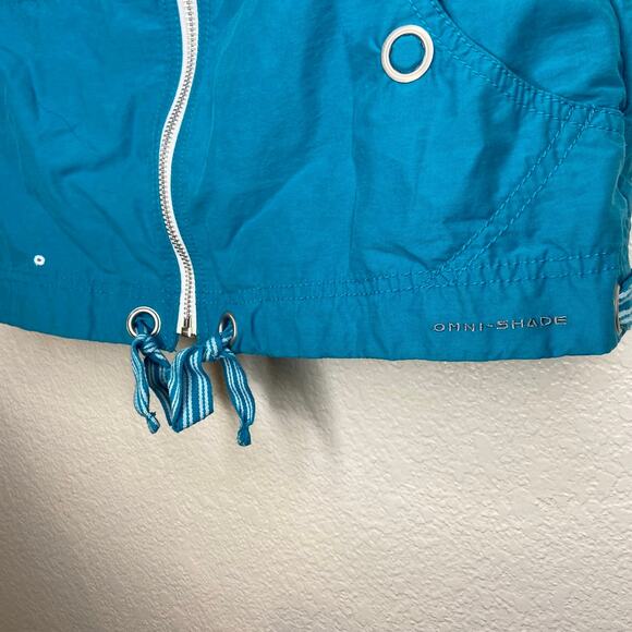 Columbia Women’s Blue Omni Shade Full Zip Vest - Picture 2 of 7